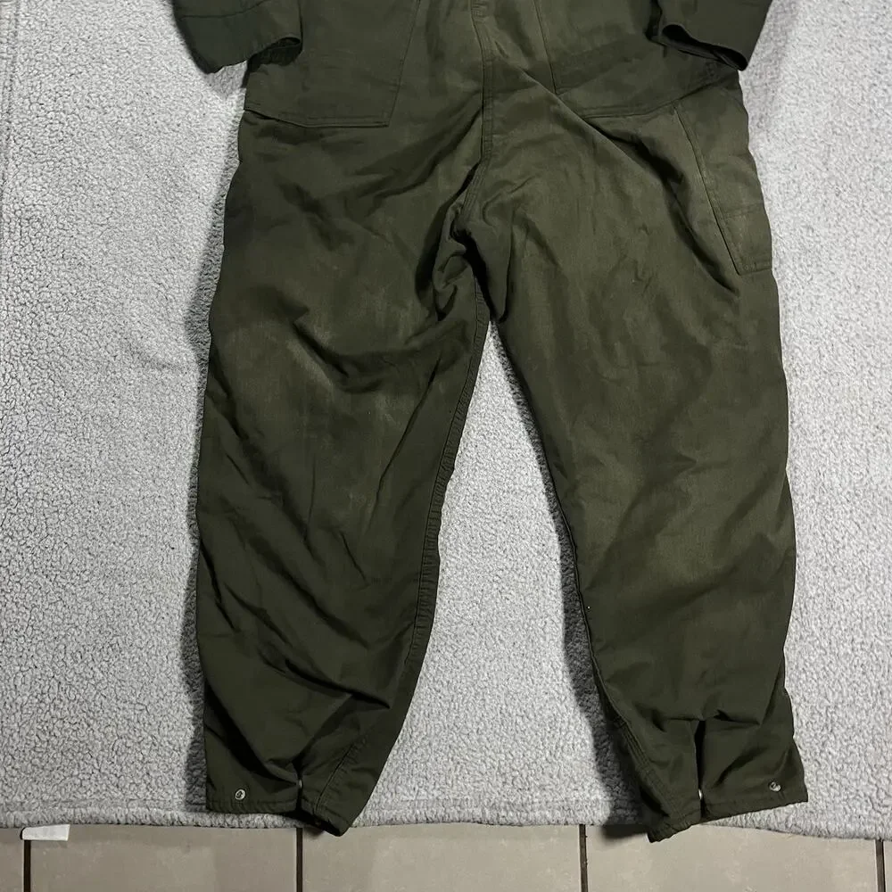 Oshkosh Bgosh Overalls Mens Green Olive VTG Union Insulated Lined Workwear W38